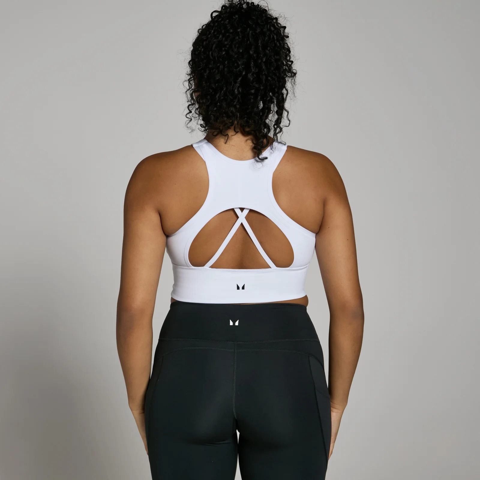 MP Women's Power Longline Sports Bra - White - S Image 1