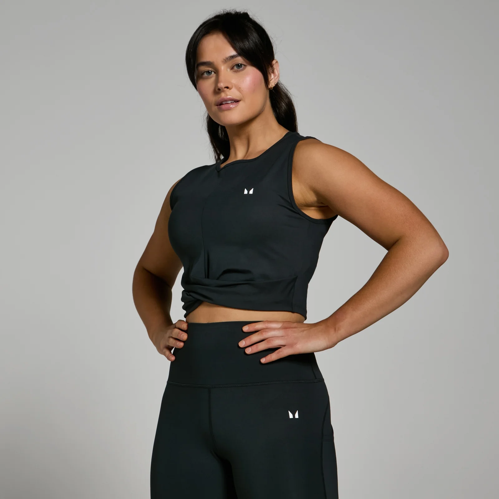 MP Women's Power Crop Vest - Black - S Image 1