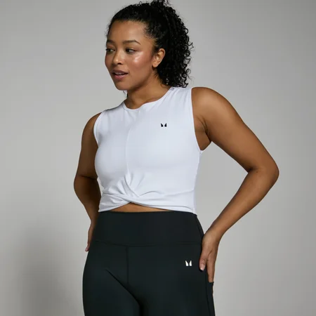 MP Women's Power Crop Vest - White