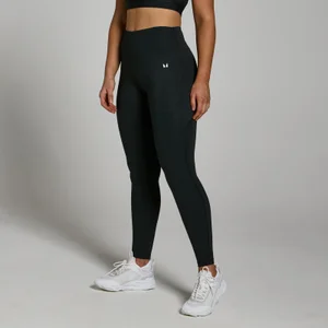 MP Women's Power Mid Rise Leggings - Black - Size M