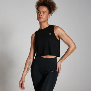 MP Women's Training Cropped Vest - Black - Size XL