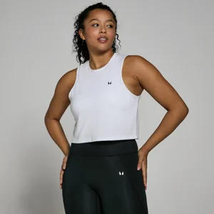 MP Women's Training Cropped Vest - White - Size L