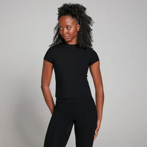 MP Women's Tempo Body Fit Short Sleeve T-Shirt - Black - Size XL
