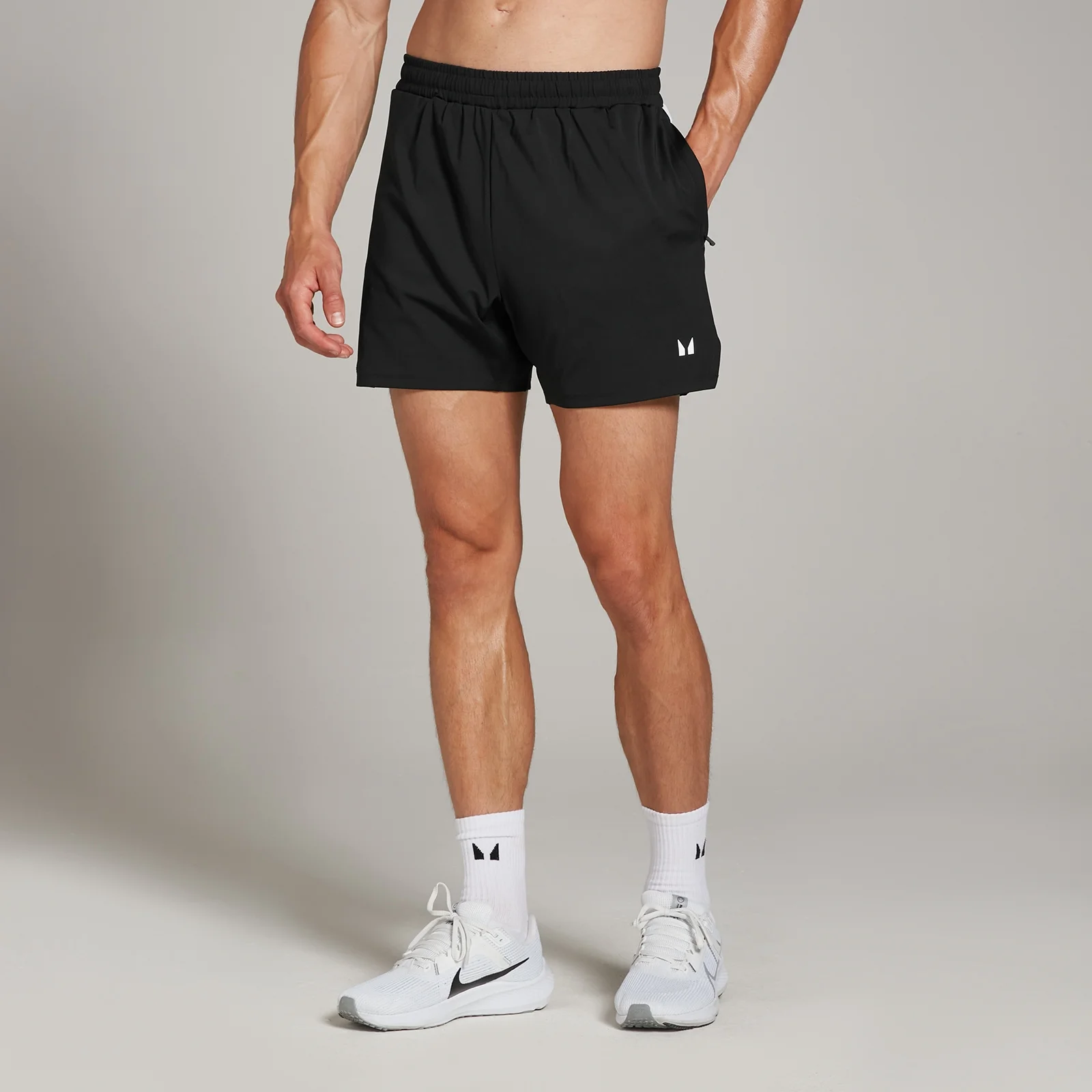 MP Men's Tempo Panel 5" Shorts - Black - XS Image 1