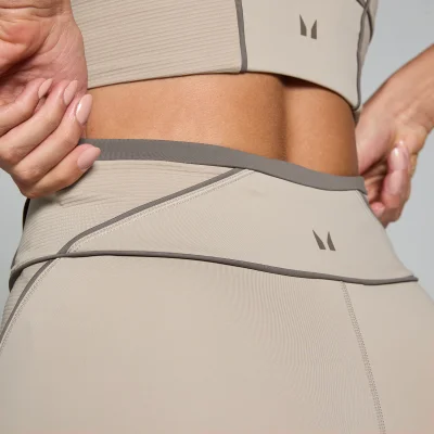 MP Women's Tempo Contrast Texture Cycling Short - Cashmere - S Image 6