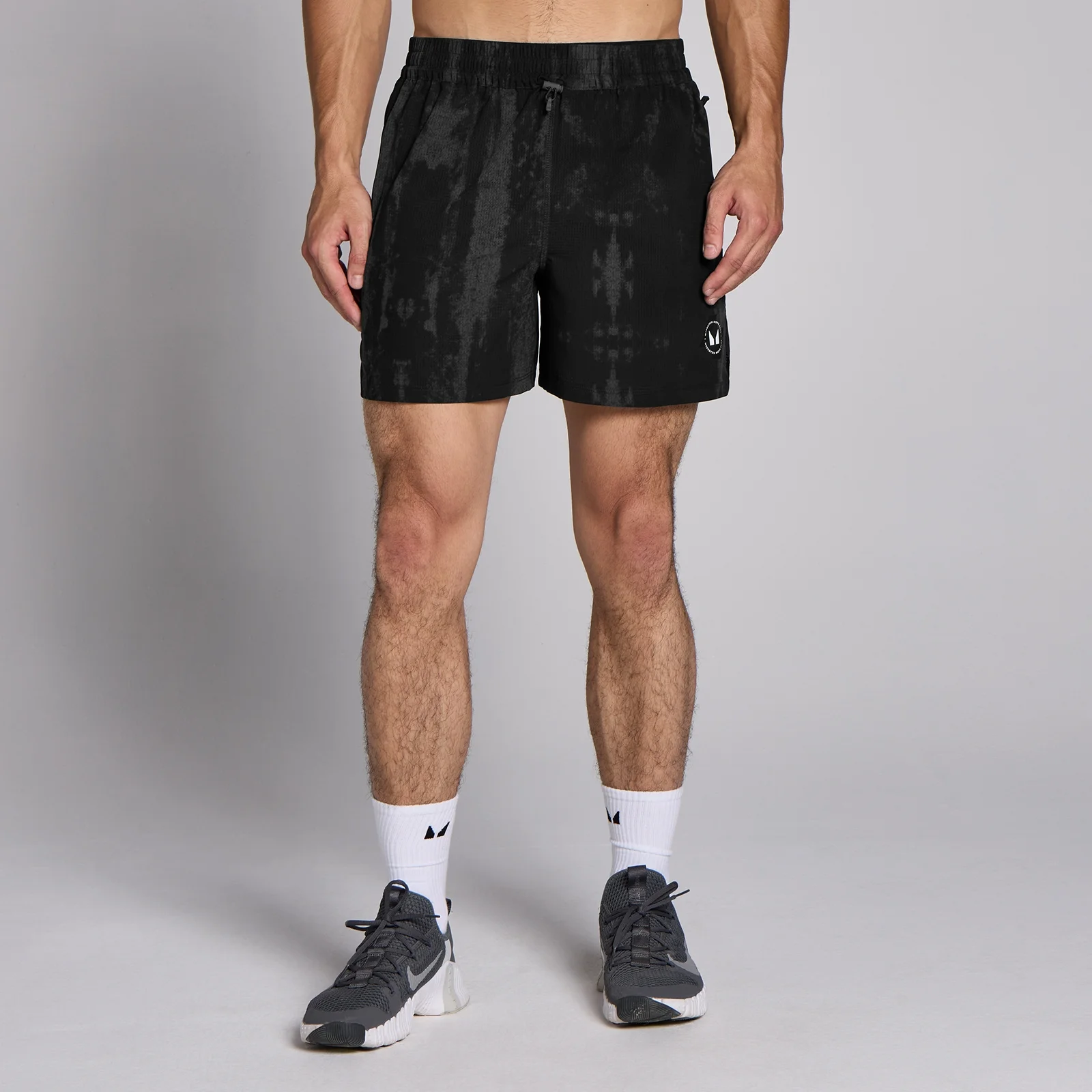 MP Men's Tempo Mesh 5" Shorts - Black - XXL Image 1
