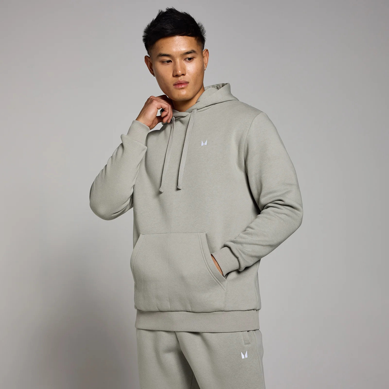 MP Men's Rest Day Hoodie - Concrete - XS Image 1