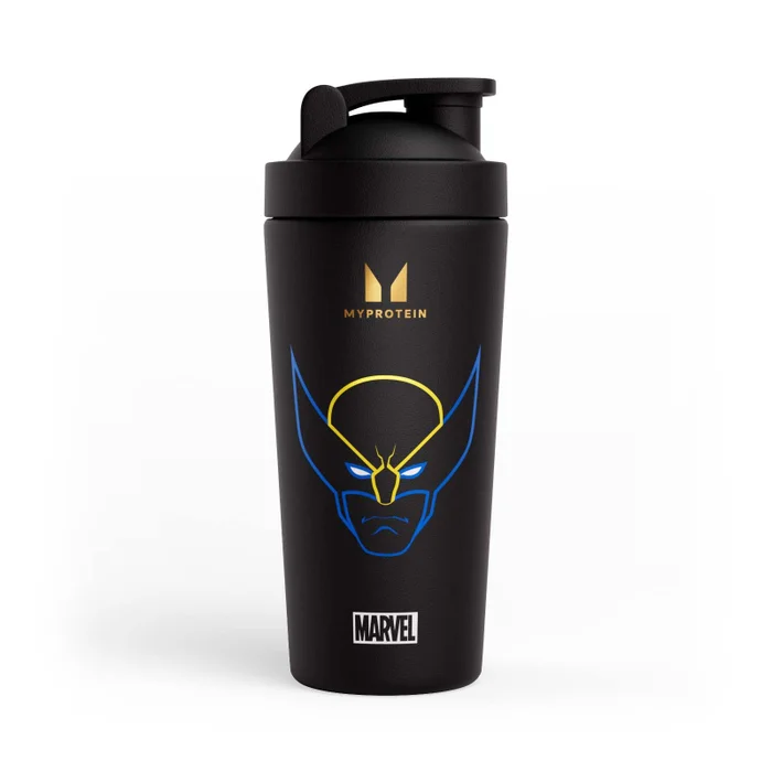Myprotein Wolverine Recycled Metal shaker - Black