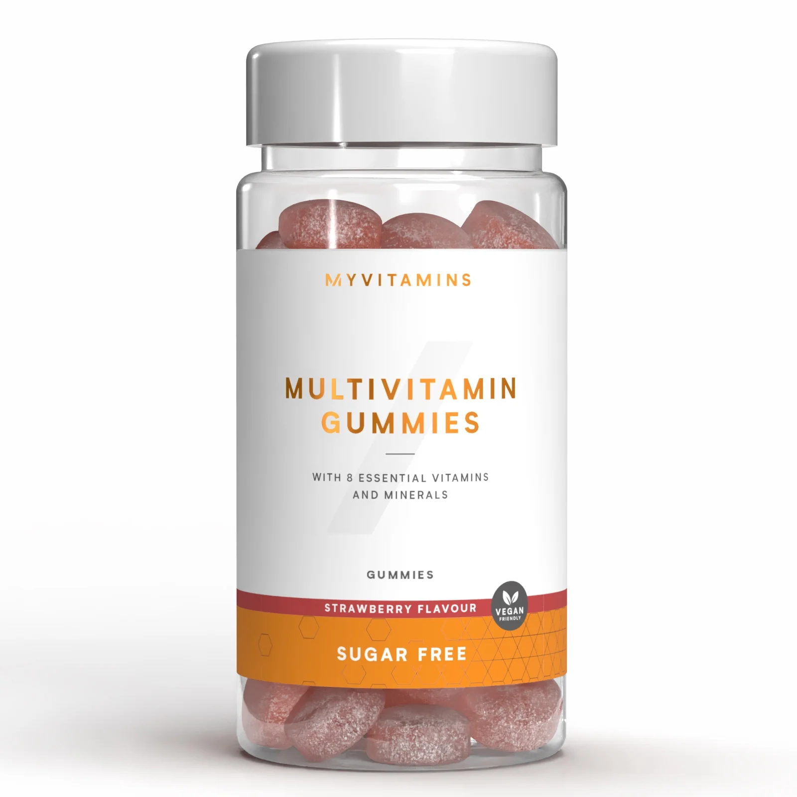 Sugar-Free Multivitamin Gummies - 60gummies - Sugar Free Strawberry Image 1