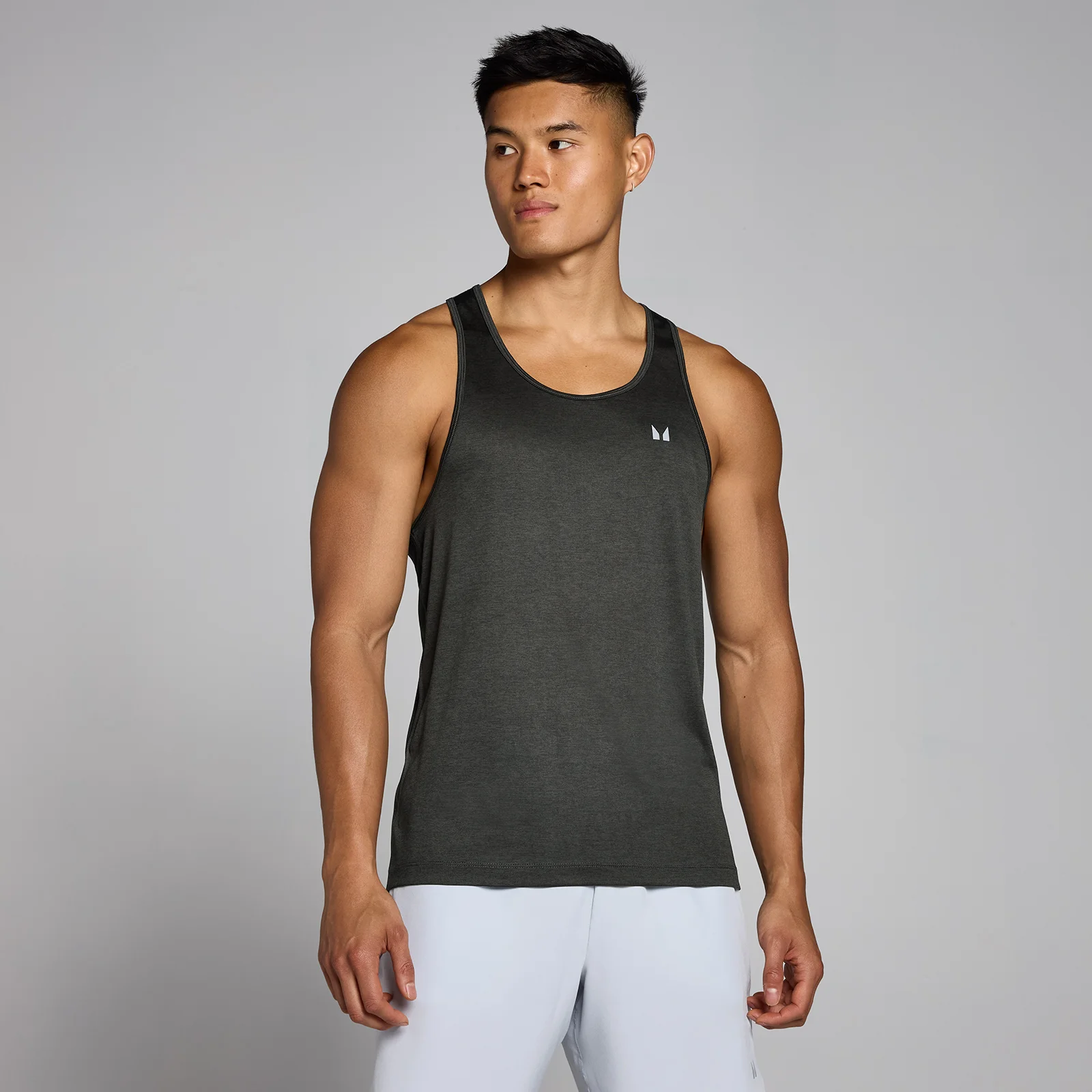 MP Men's Tempo Marl Vest - Washed Black - XS Image 1