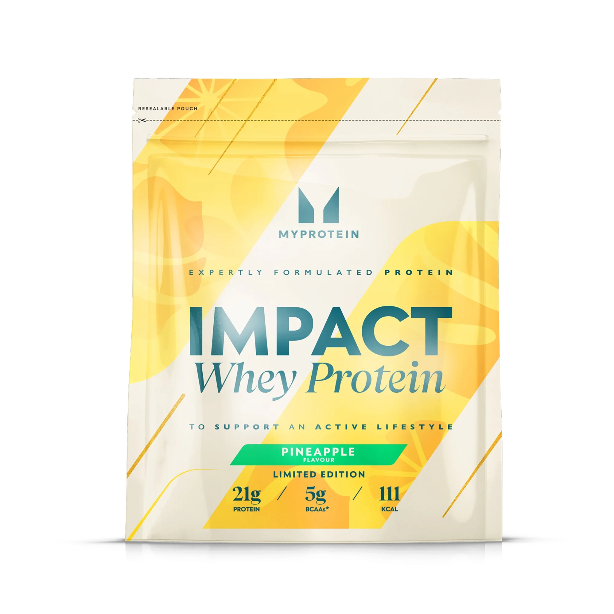 Impact Whey Protein - Golden Week Pineapple - 1kg - Pineapple Image 1