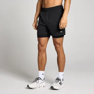 MP Men's 5" 2-in-1 Training Shorts - Black - Size S