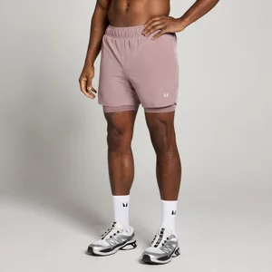 MP Men's Training 5" 2-in-1 Shorts - Mauve - Size L