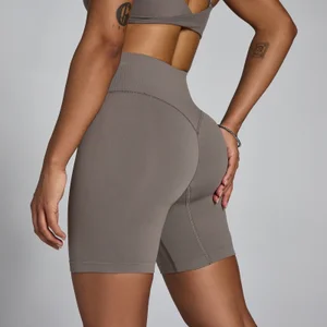 MP Women's Tempo Hybrid Seamless Shorts - Ash Grey - Size L