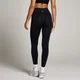MP Women's Tempo Seamless Scrunch Leggings - Black