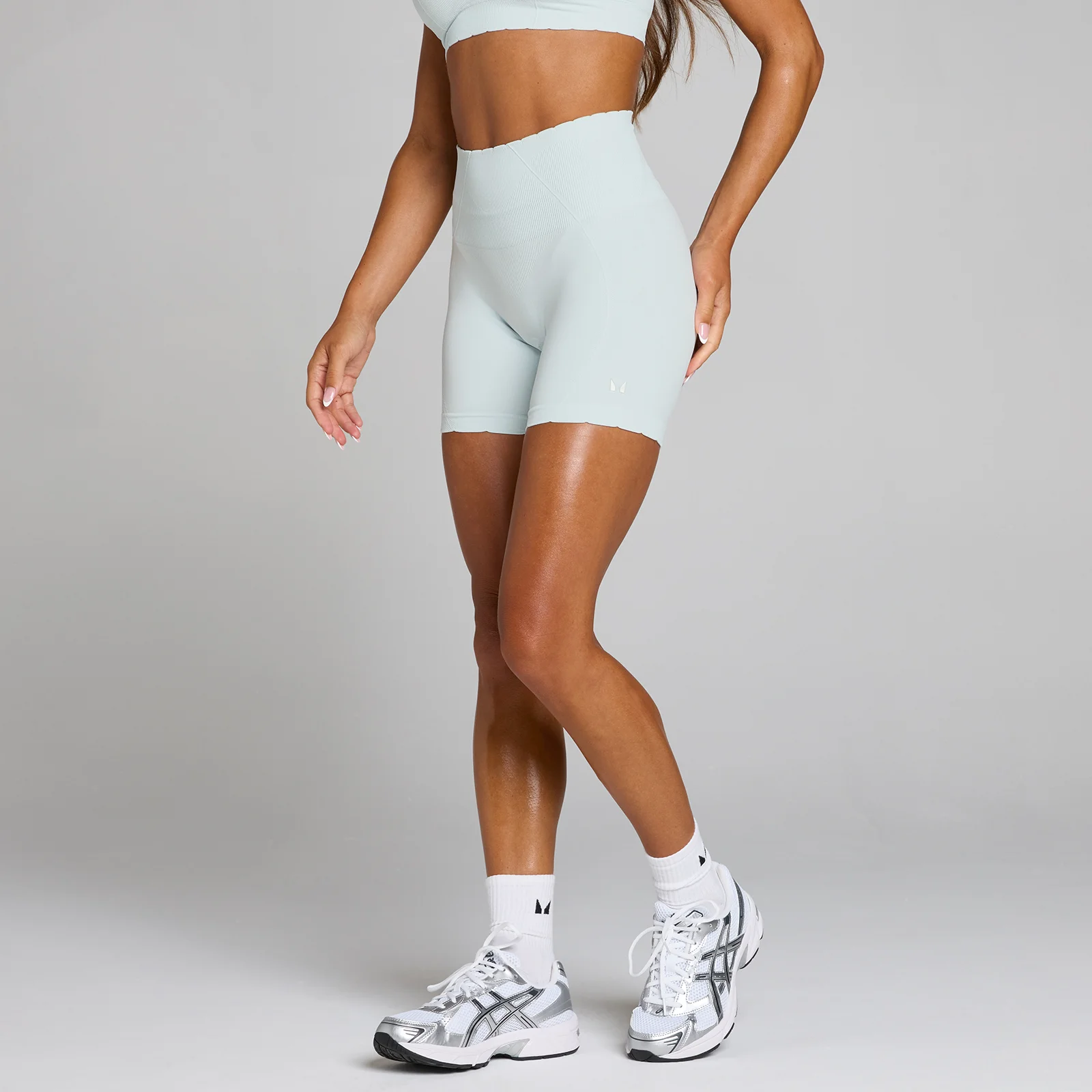 MP Women's Tempo Ultra Seamless Cycling Shorts - Blue Aura - XS Image 1
