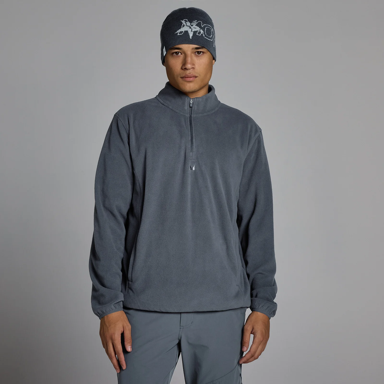 MP Men's Fleece 1/4 Zip - Granite - XS Image 1