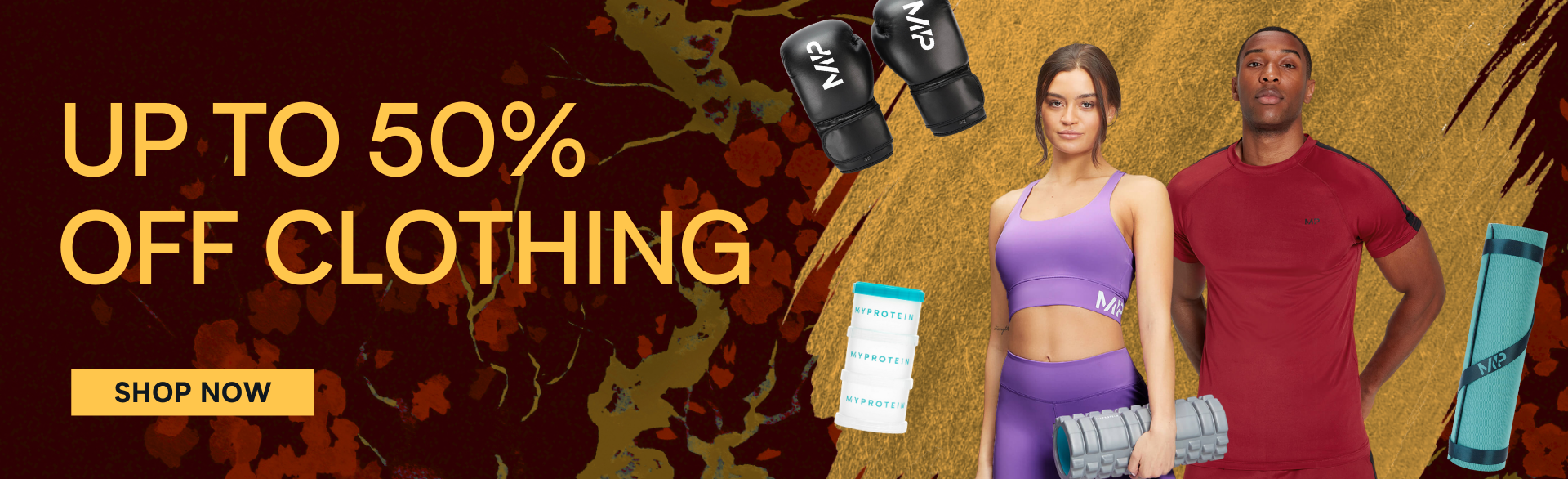 Up to 50% off clothing